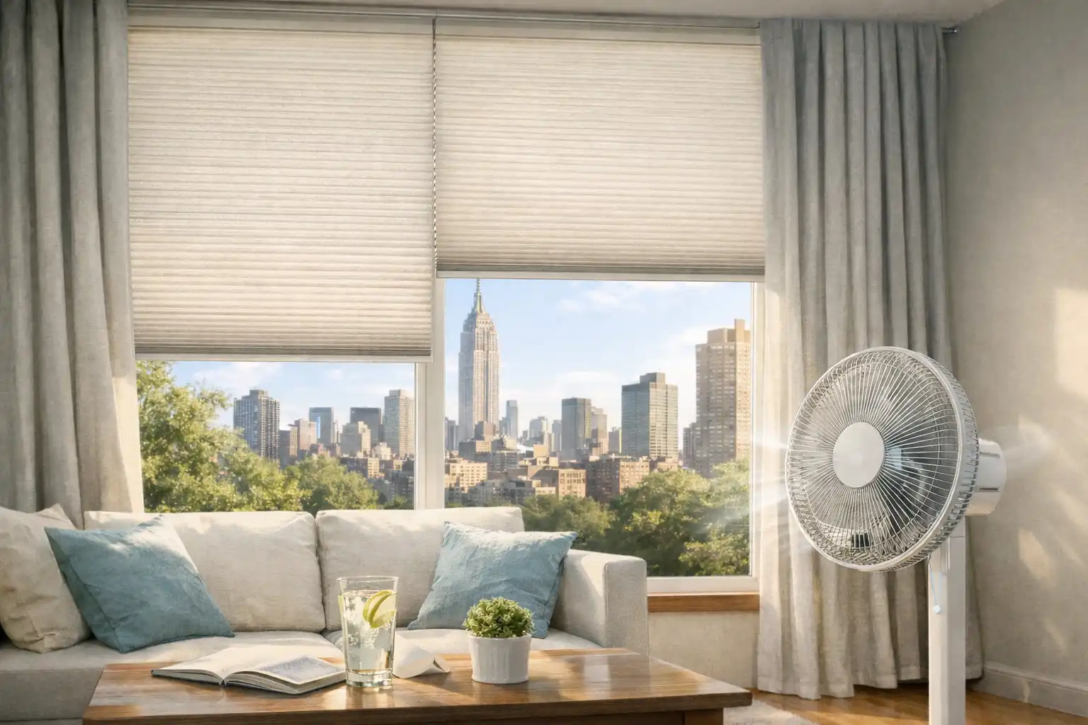 How Energy-Efficient Window Treatments Keep NYC & North Jersey Homes Comfortable All Summer