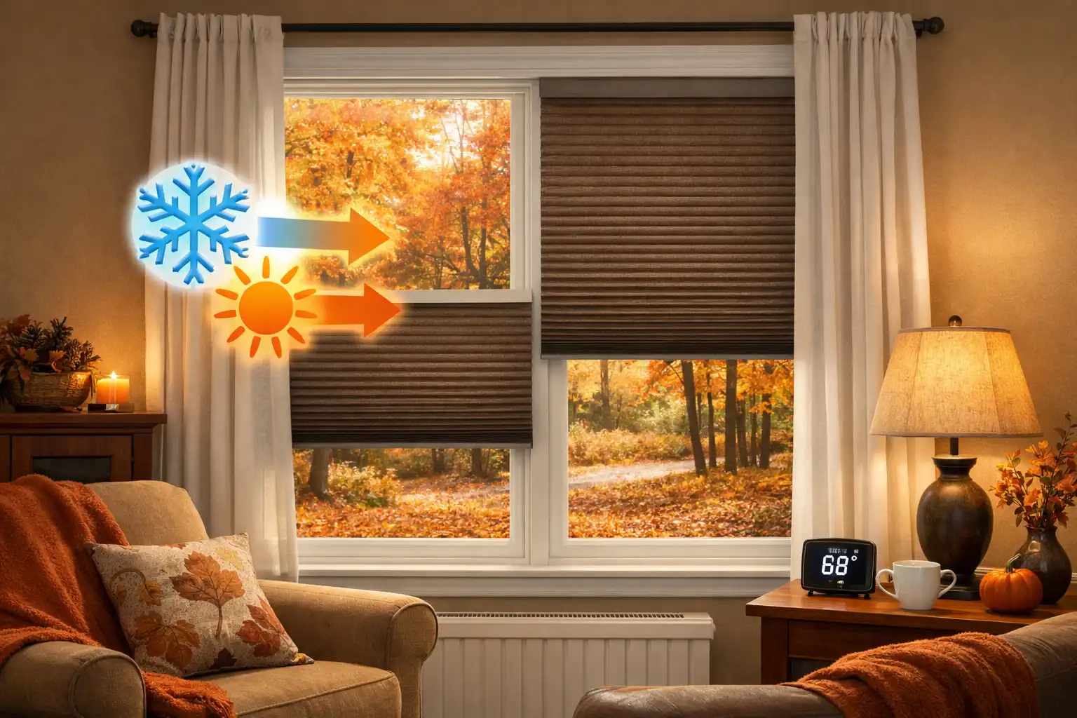 Why Fall Is the Ideal Time to Upgrade Window Treatments for Comfort & Efficiency