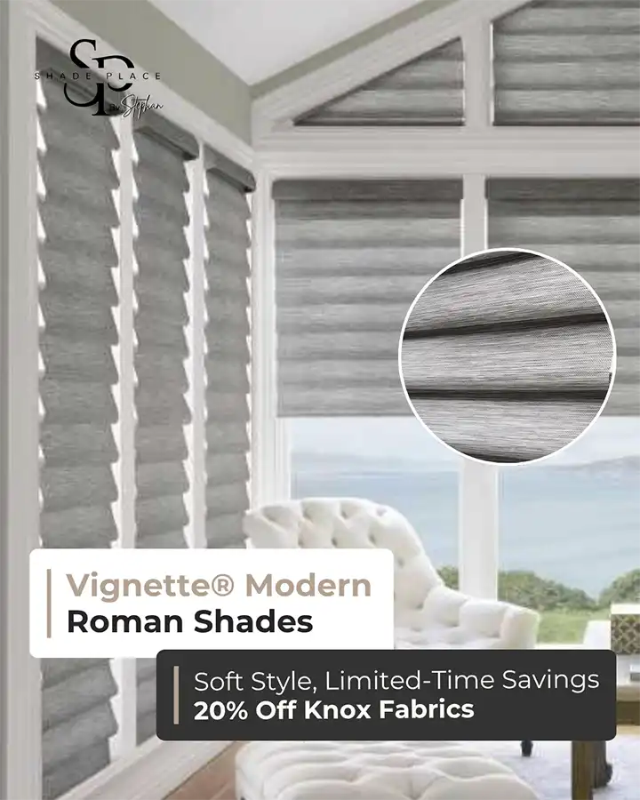 Vignette Modern Roman Shades