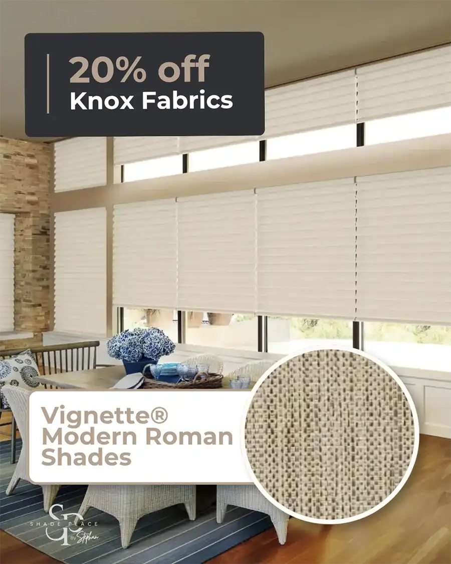 Vignette Modern Roman Shades